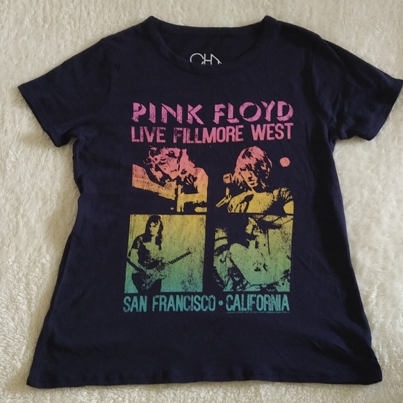 ✨️HP✨️ Chaser Pink Floyd🎶 Live Fillmore West Tee NWT - Picture 1 of 6